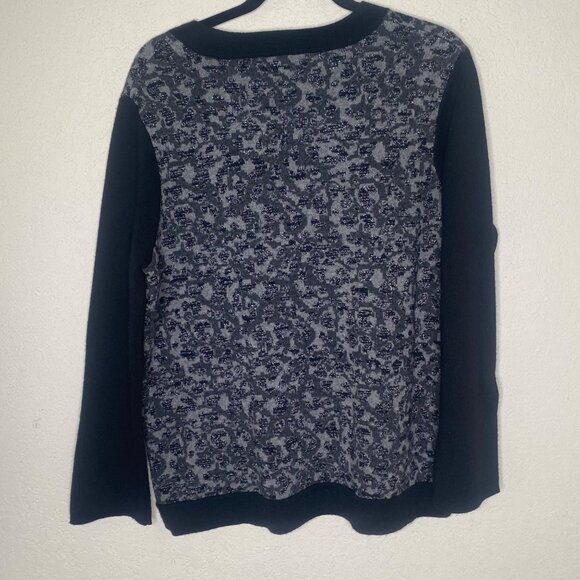 Pendleton Plus Wool Cardigan Sweater Womens 1X Black Zip Career - Picture 7 of 16